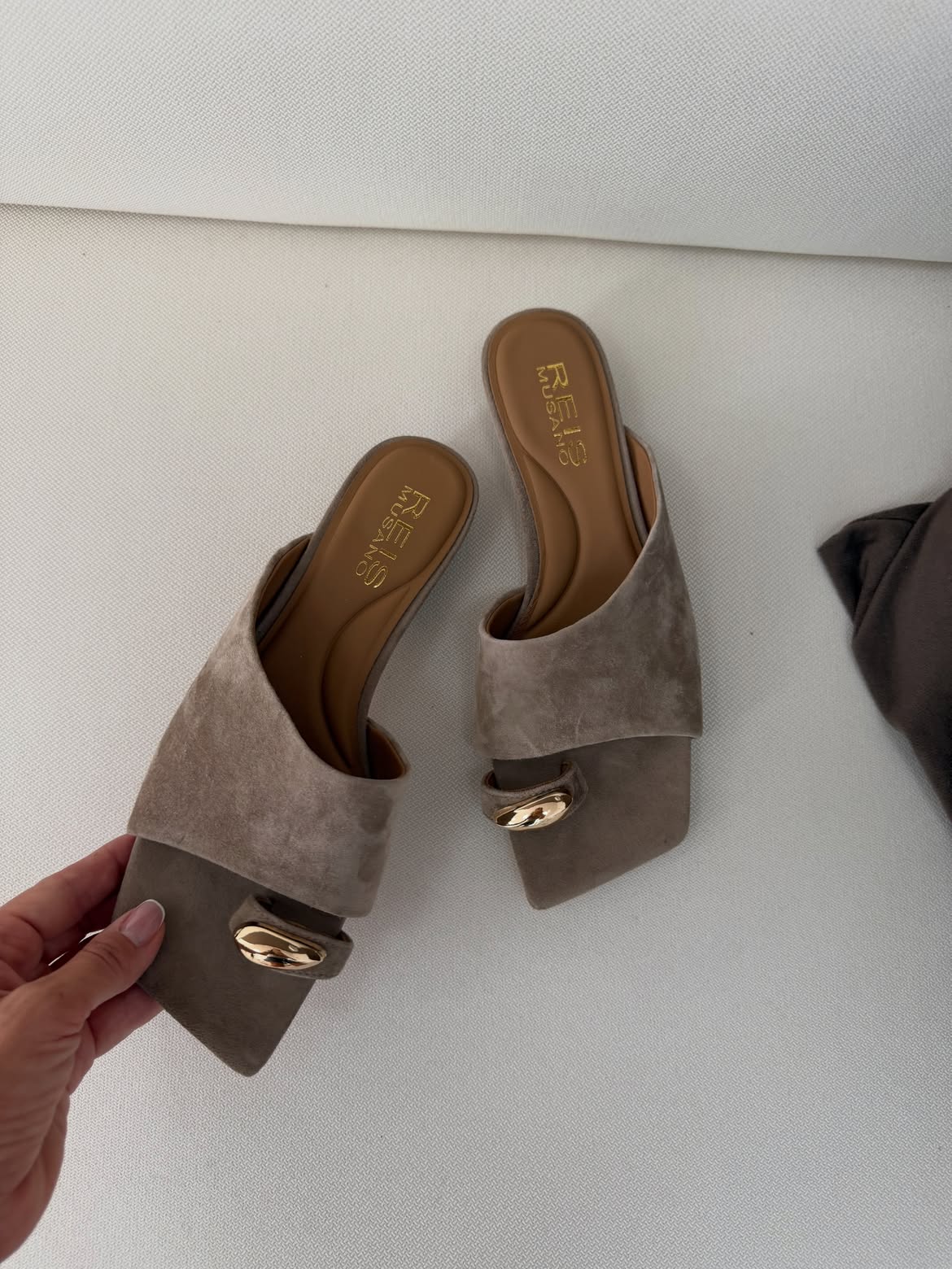 Мюли Relis Milano Golden Mocha — фото 4