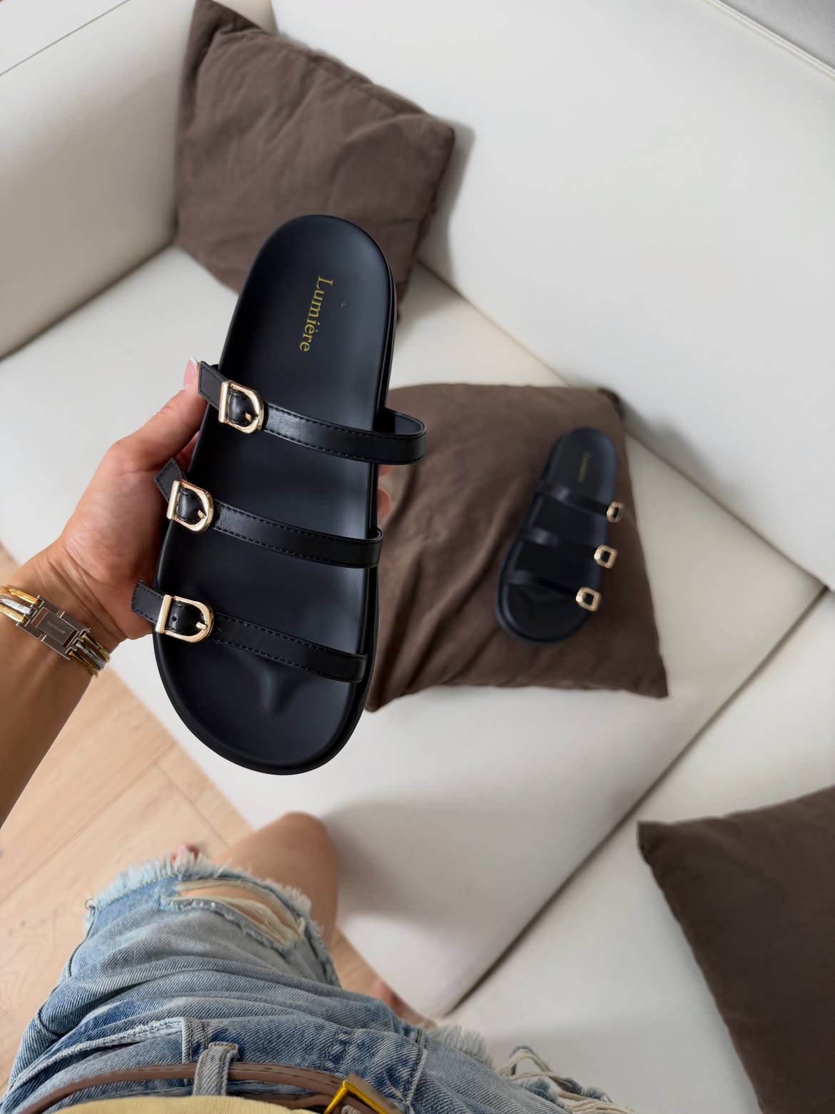 Босоножки Lumière Triple Buckle — фото 3