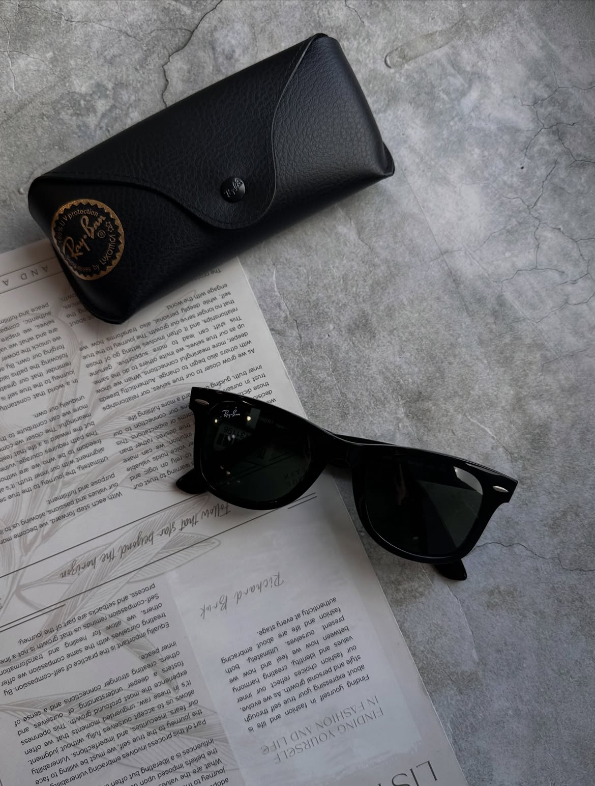 Очки Ray-Ban Wayfarer — Чёрная легенда