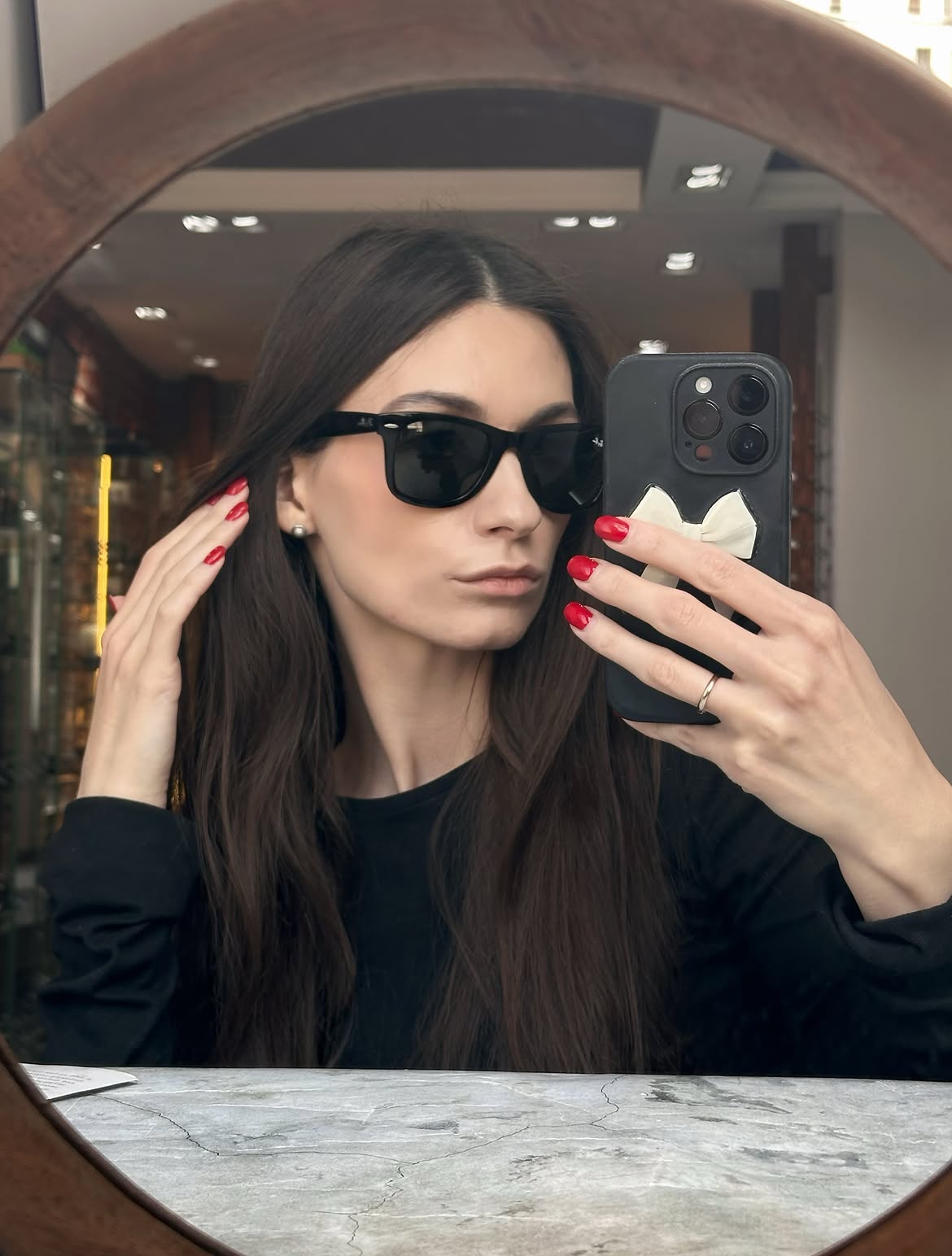 Очки Ray-Ban Wayfarer — Чёрная легенда — фото 2