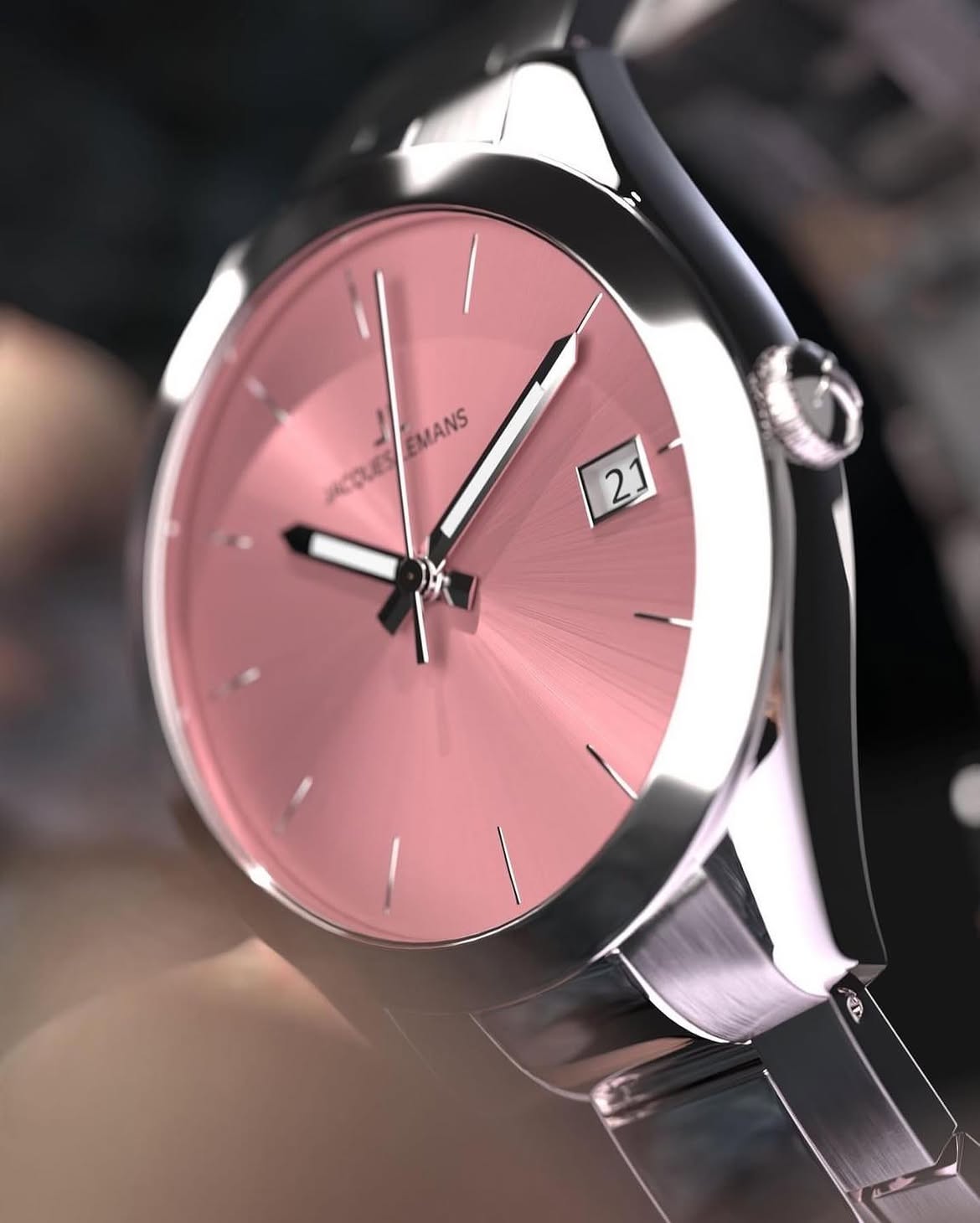 Часы Jacques Lemans Classic 34 — Стальной румянец