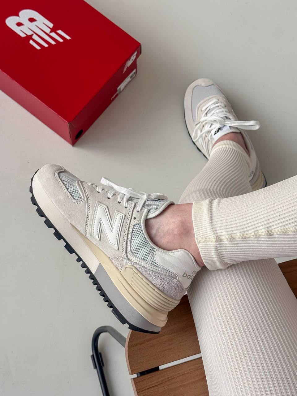 Кроссовки New Balance 574 — Cream Runner — фото 3