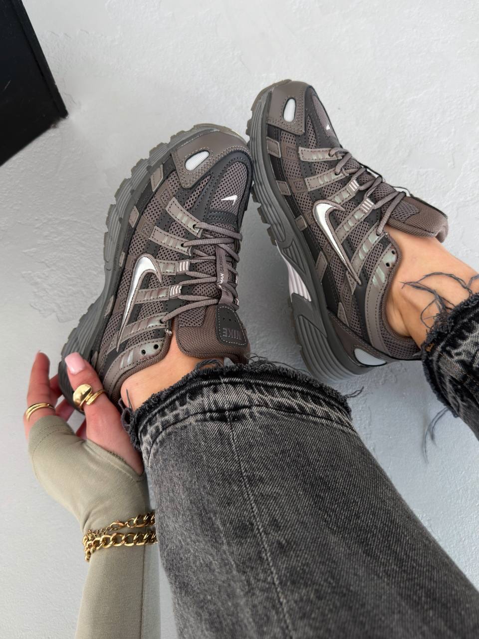 Кроссовки Nike P-6000 — Graphite Runner — фото 4