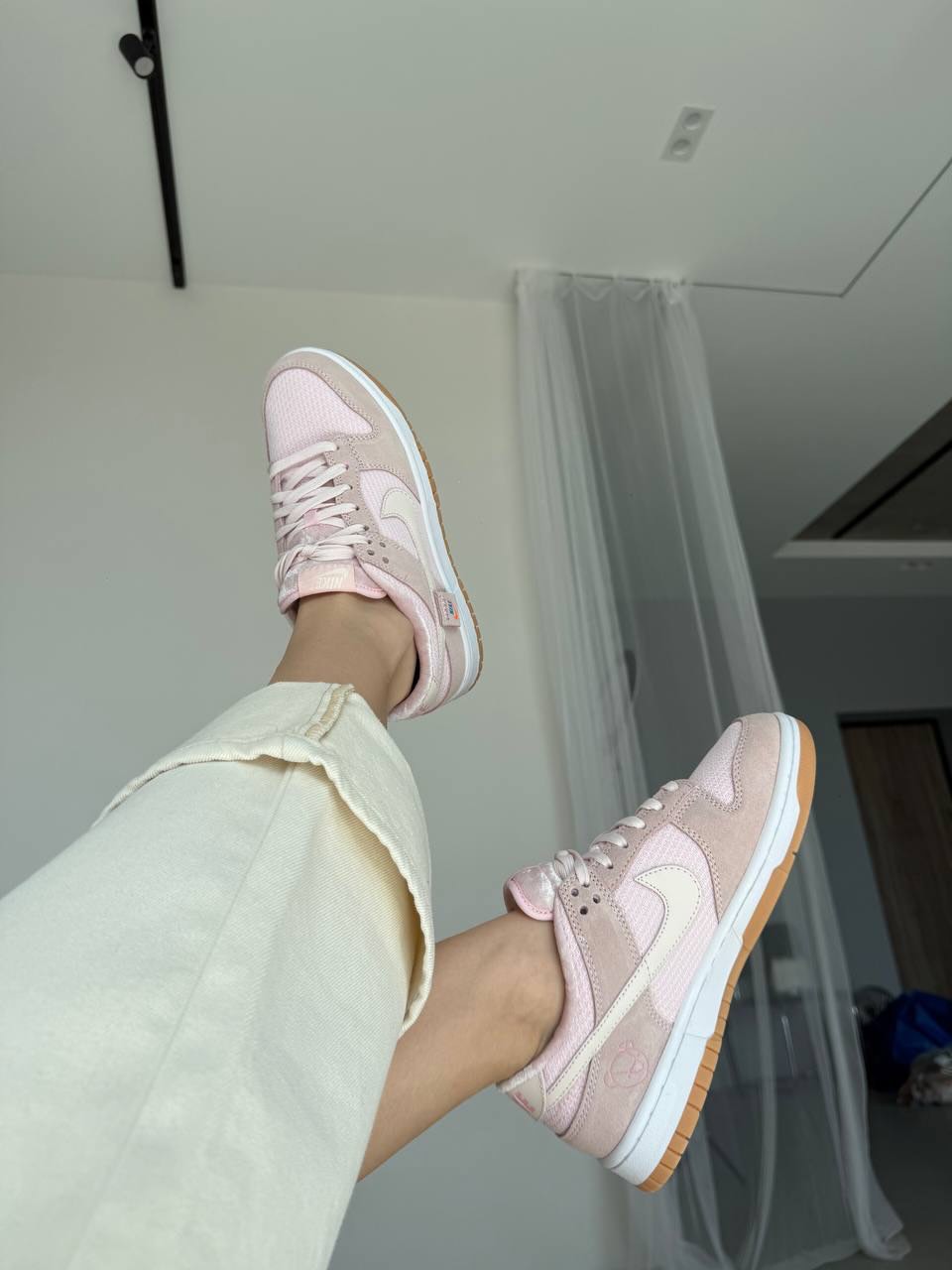 Кроссовки Nike Dunk Low — Pink Cloud
