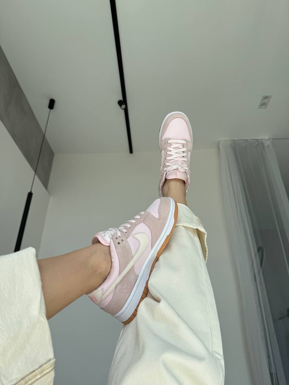 Кроссовки Nike Dunk Low — Pink Cloud — фото 2