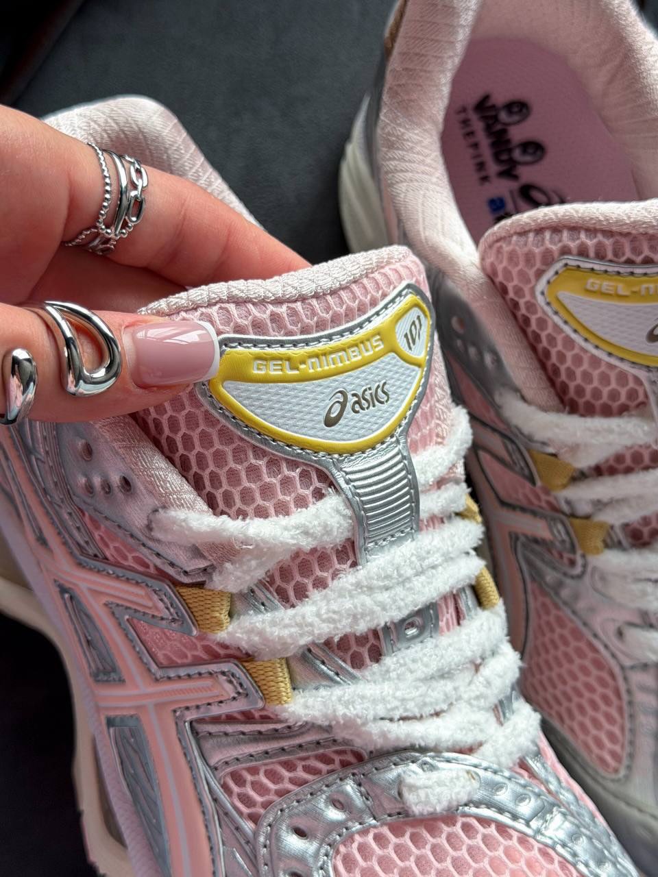 Кроссовки ASICS GEL-Nimbus 10.1 — Strawberry Silver — фото 2