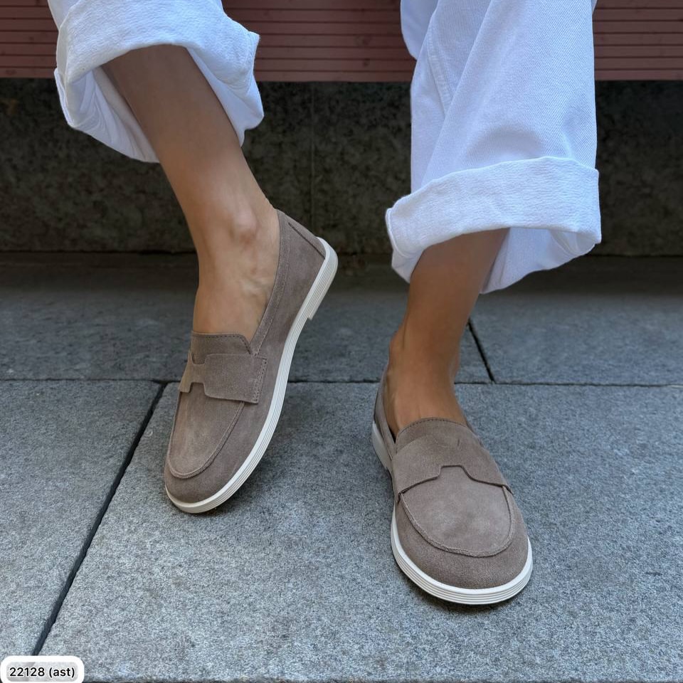 Замшевые barefoot-лоферы — Soft Step