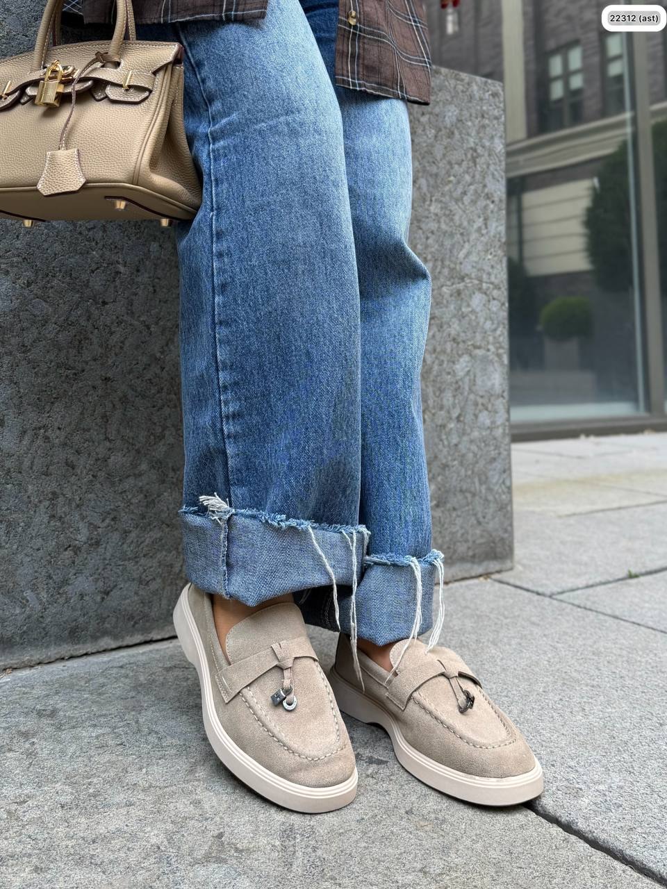 Лоферы Loro Piana Summer Walk — Erika Beige — фото 4
