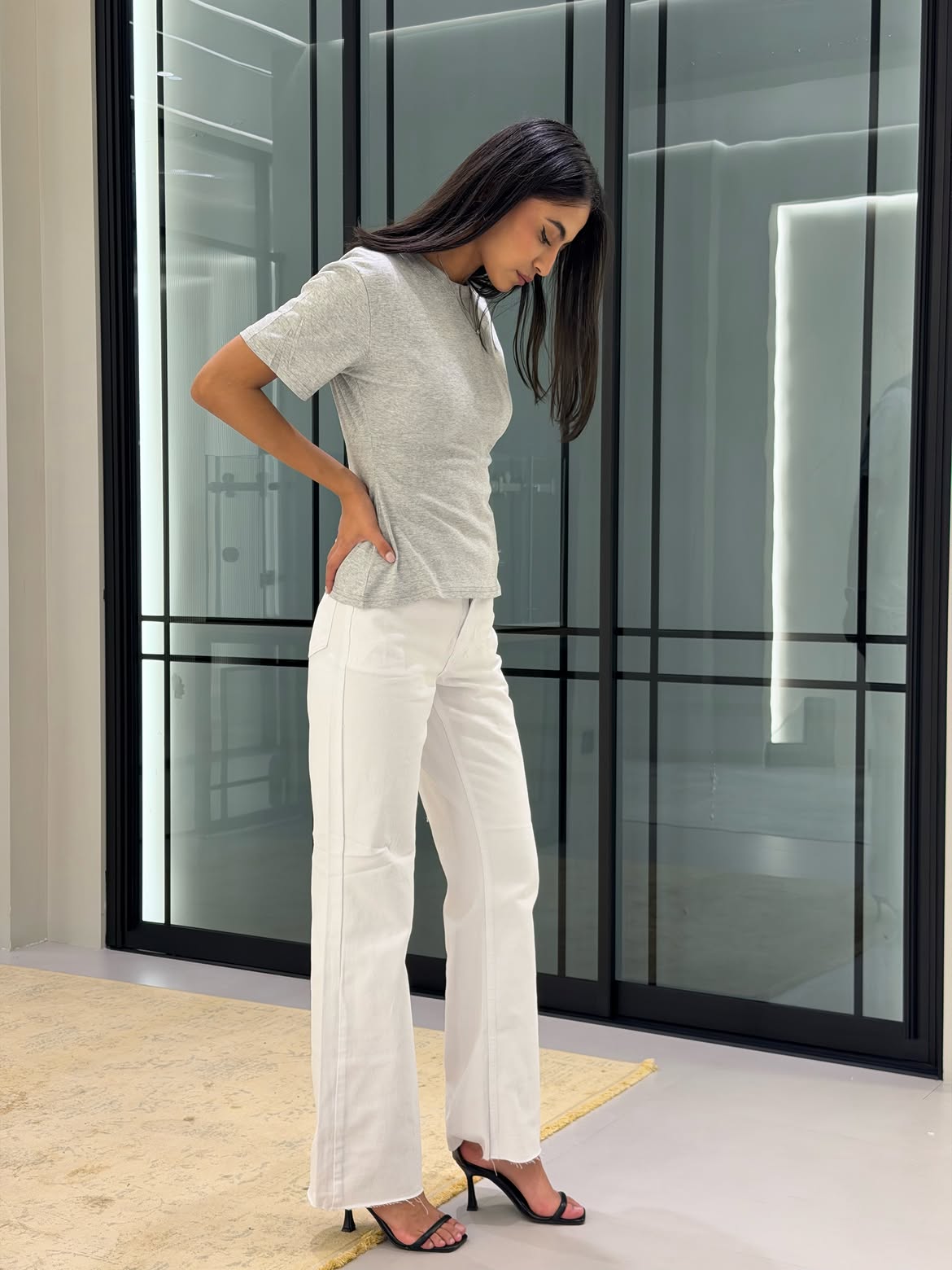 Белые джинсы straight fit — Endless Straight